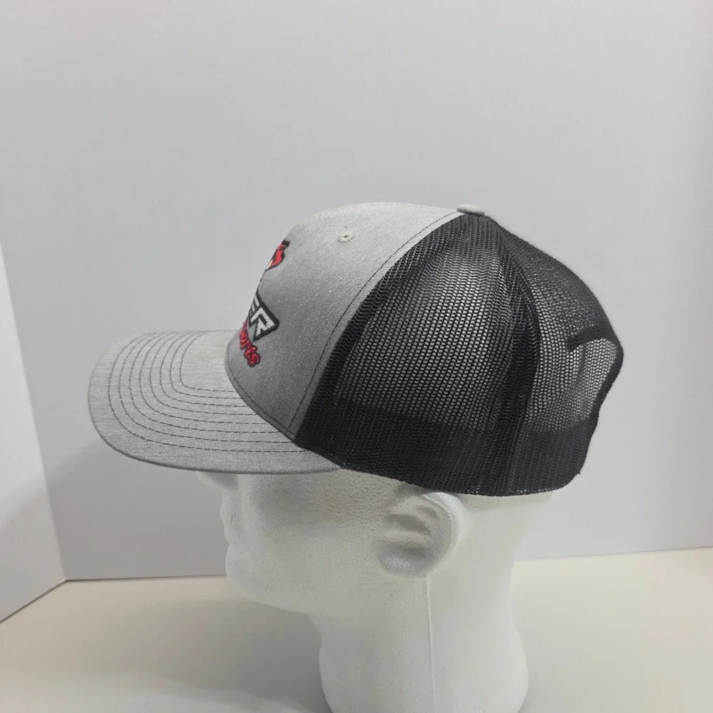 Viper Motorsports Trucker Hat Gray Black Snapback Racing Cap Dodge